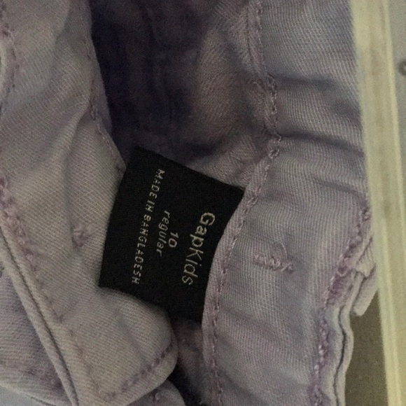 Lavender GapKids Size 10 Shorts - Picture 2 of 3